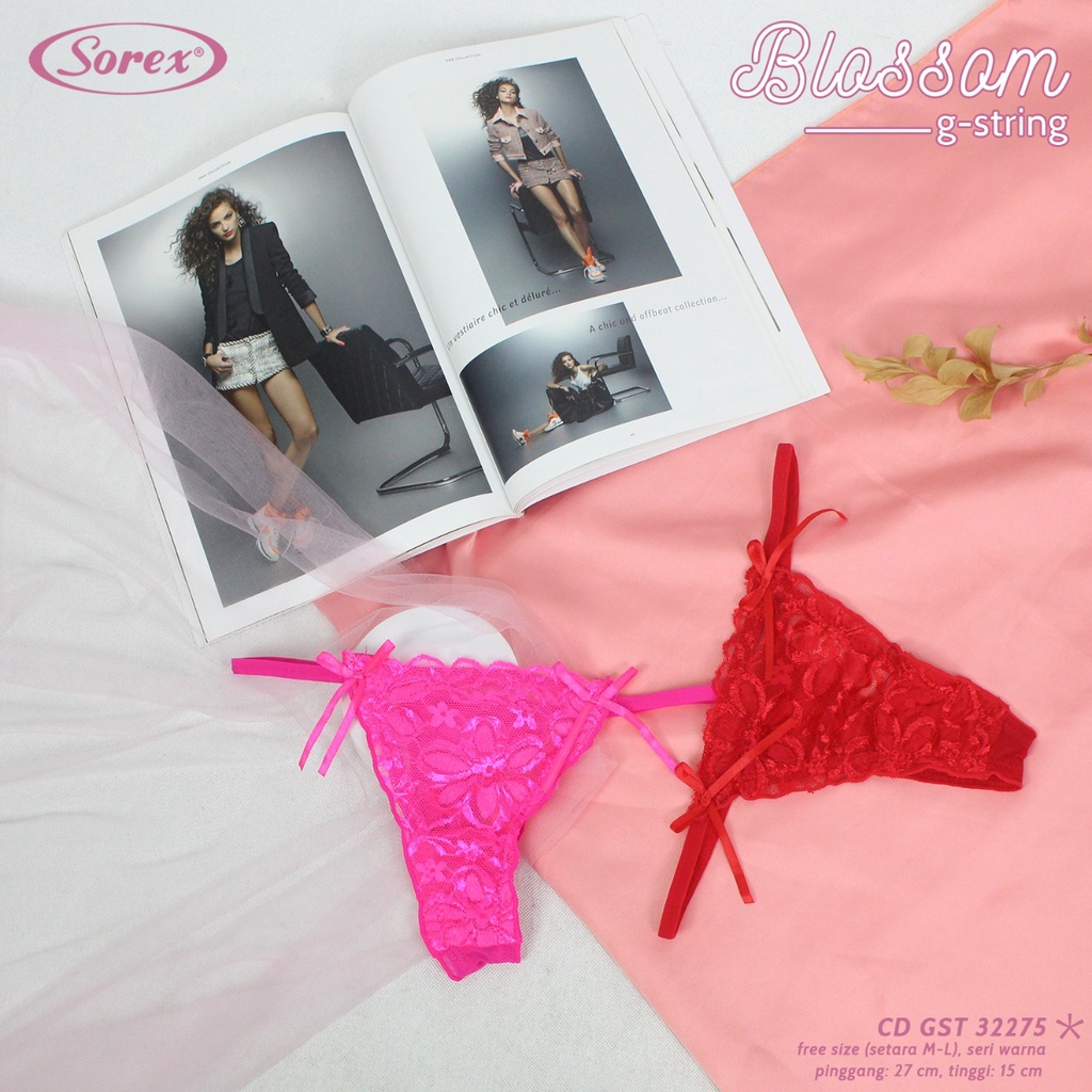 3pcs - Celana dalam wanita G String Sorex