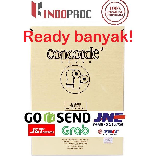 

Kertas CONCORDE A4 220gr (80236) Cream