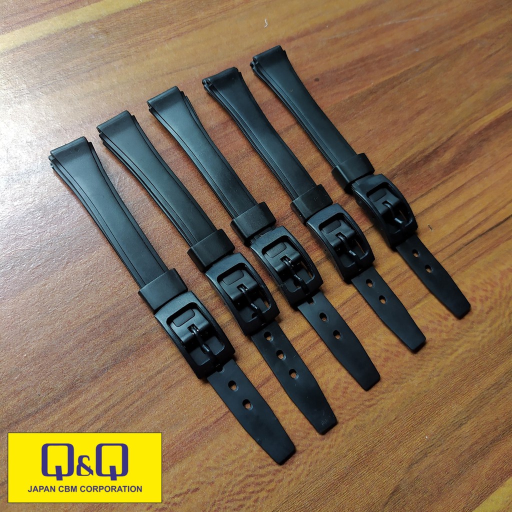 Strap Tali Rubber Karet 12mm Q&amp;q Qq Qnq Strap 12mm.