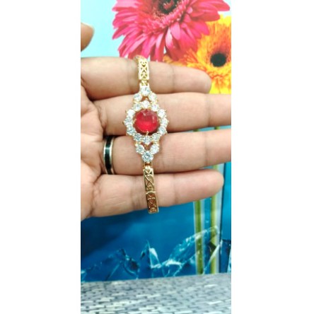 Gelang tangan wanita lapis emas // gelang permata diamond // perhiasan pengganti emas // gelang