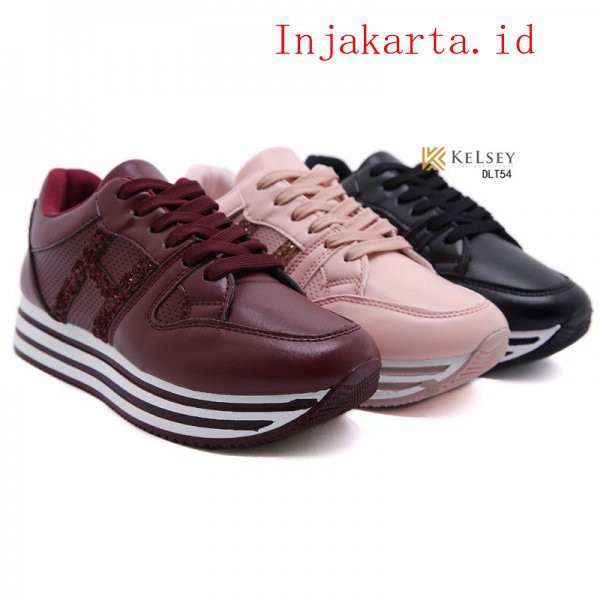 NICOLE SEPATU WEDGES TALI KELSEY DLT54 kLRG