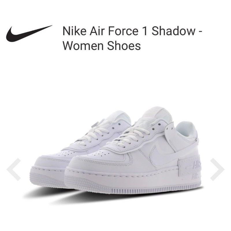 Af1 shadow triple white