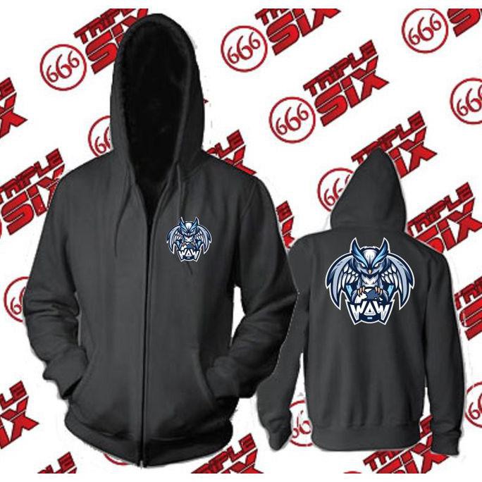 Jaket Hoodie Zipper Esports Team WAW PUBG Dota2 CSGO Mobile Legends Sweater Distro Pria Wanita