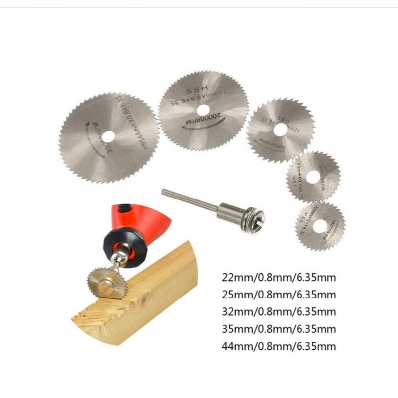 Saw Blade mini HSS 6pcs ( 3mm)