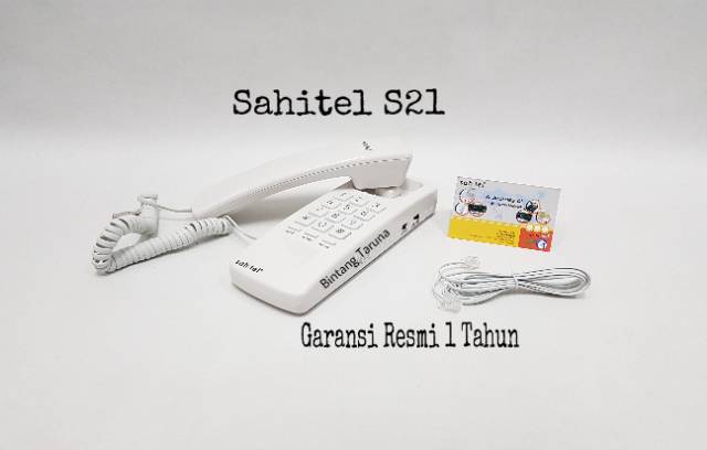 Telepon Kabel Sahitel S-21 Pesawat Telepon Sahitel S21 (Putih)