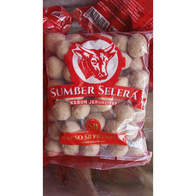 

Bakso sapi SB Sumber Selera Premium isi 50