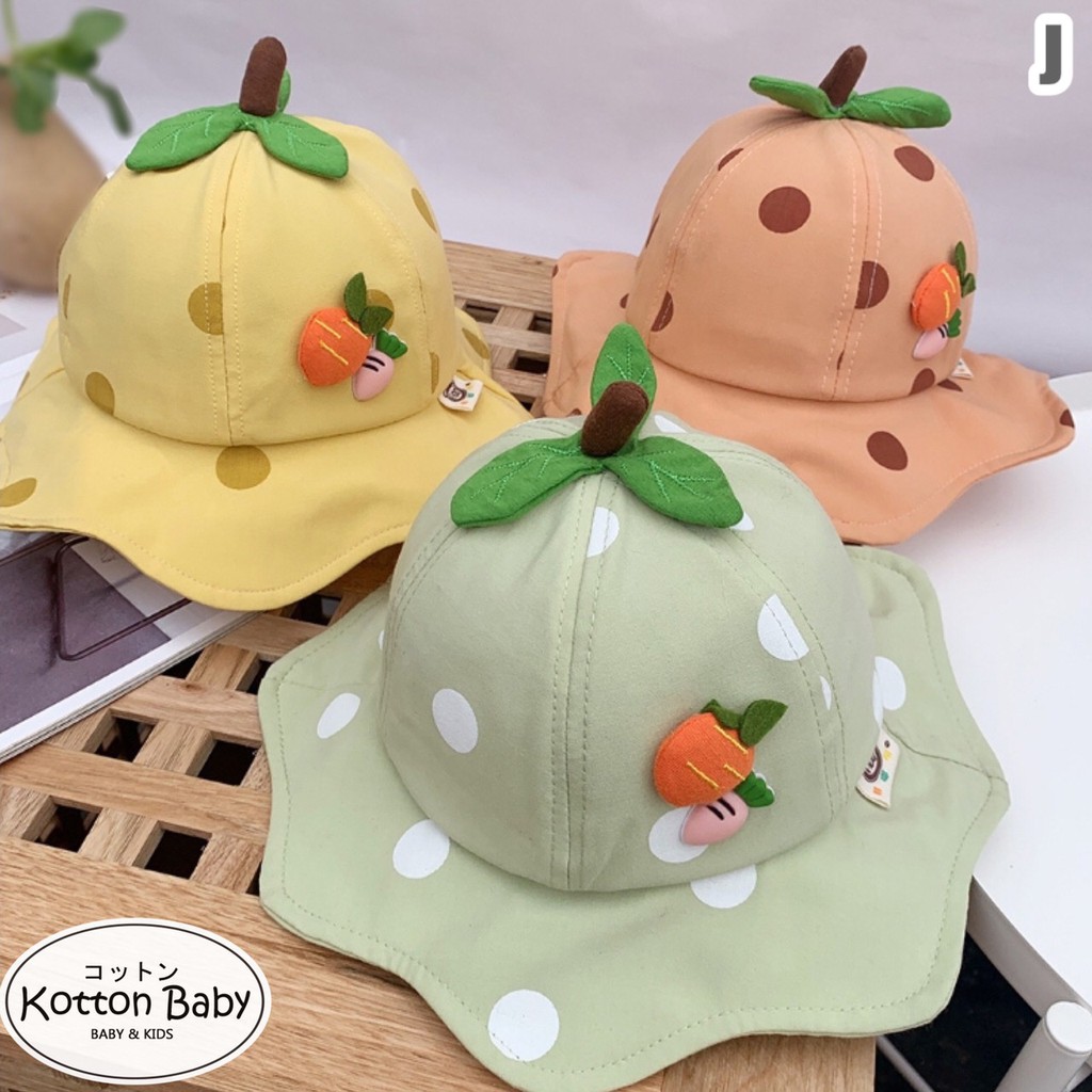 1-3 thn |TOPI BUCKET ANAK / BUCKET HAT BAYI KARAKTER LUCU PEREMPUAN vol.J CATALOG