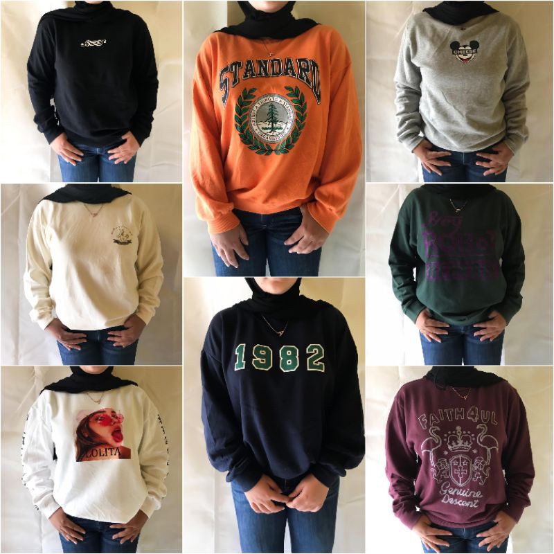 SECOND BRANDED CREWNECK