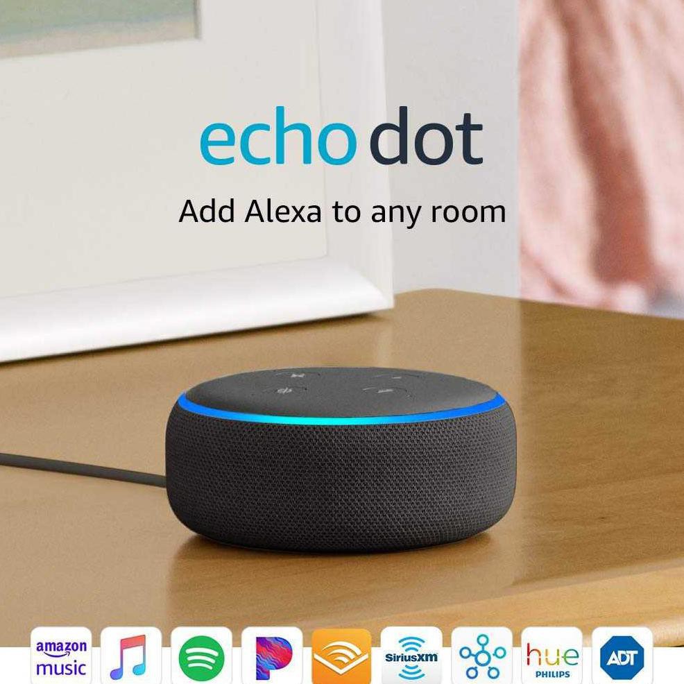 Promo Amazon Echo Dot 3Rd Generation Smart Speaker With Alexa