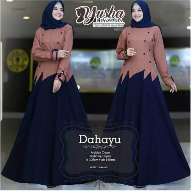 Dahayu maxy baju gamis pakaian wanita dress fashion muslim