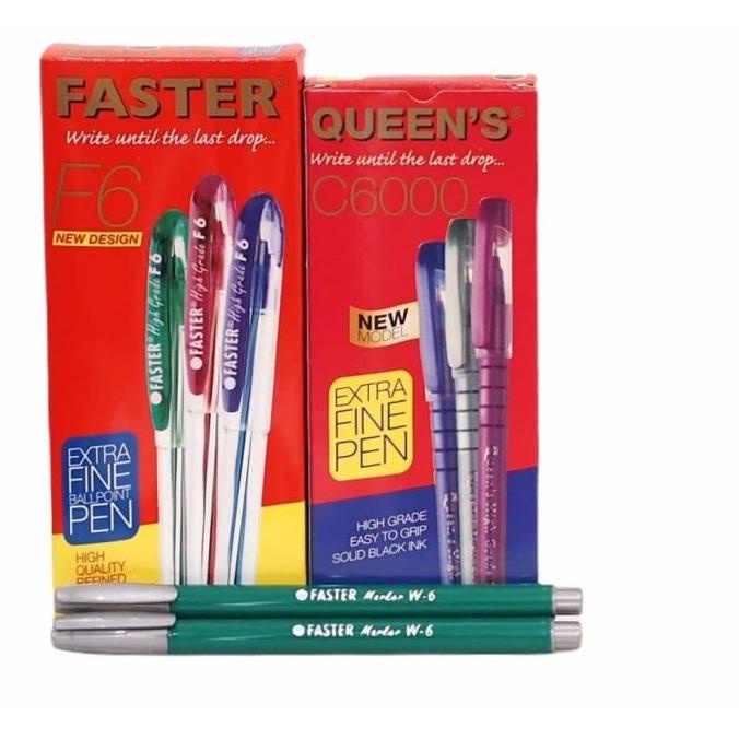 

BISA COD Faster bundling - Faster F6 +Queen C6000 + 2 pcs W6 green/PULPEN GEL/PULPEN LUCU/PULPEN 1 PACK/PENSIL WARNA/PENSIL 2B/PENGHAPUS JOYKO/PENGHAPUS LUCU/RAUTAN PENSIL PUTAR/RAUTAN ELEKTRIK/SPIDOL WARNA/SPIDOL PERMANEN/SPIDOL WHITEBOARD/CORRECTION