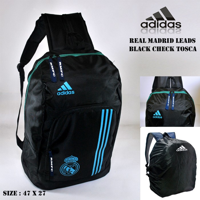 TAS BOLA - REAL MADRID LEADS HITAM TOSCA