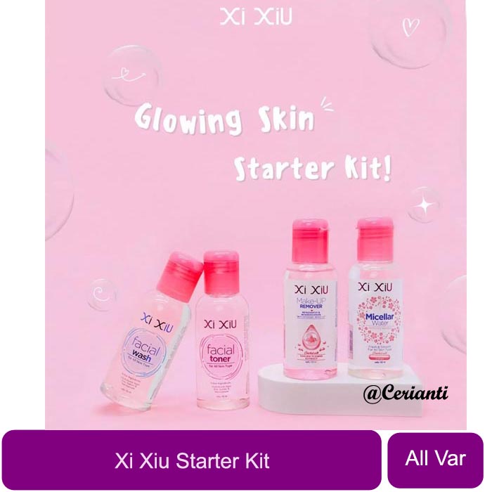 Xi Xiu Face Care | Facial Wash | Toner | Micellar Water | Make Up Remover | ekstrak sakura_Cerianti