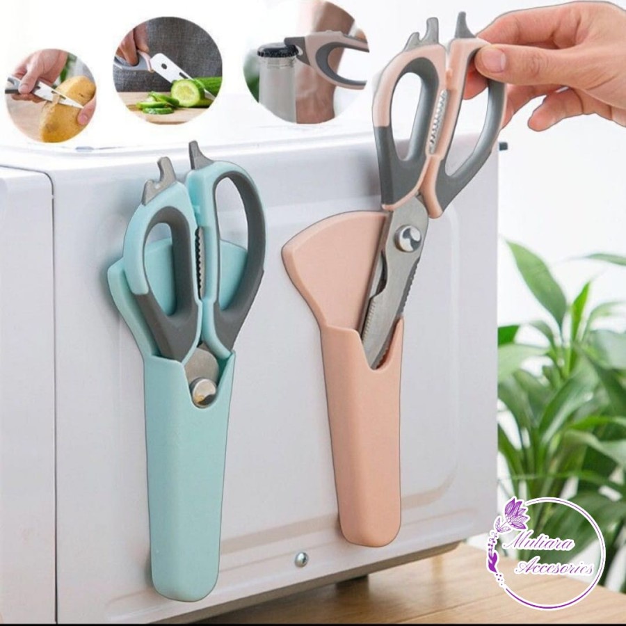 

Gunting dapur gunting daging ikan sayur sebaguna 8in1 multifungsi - Hijau