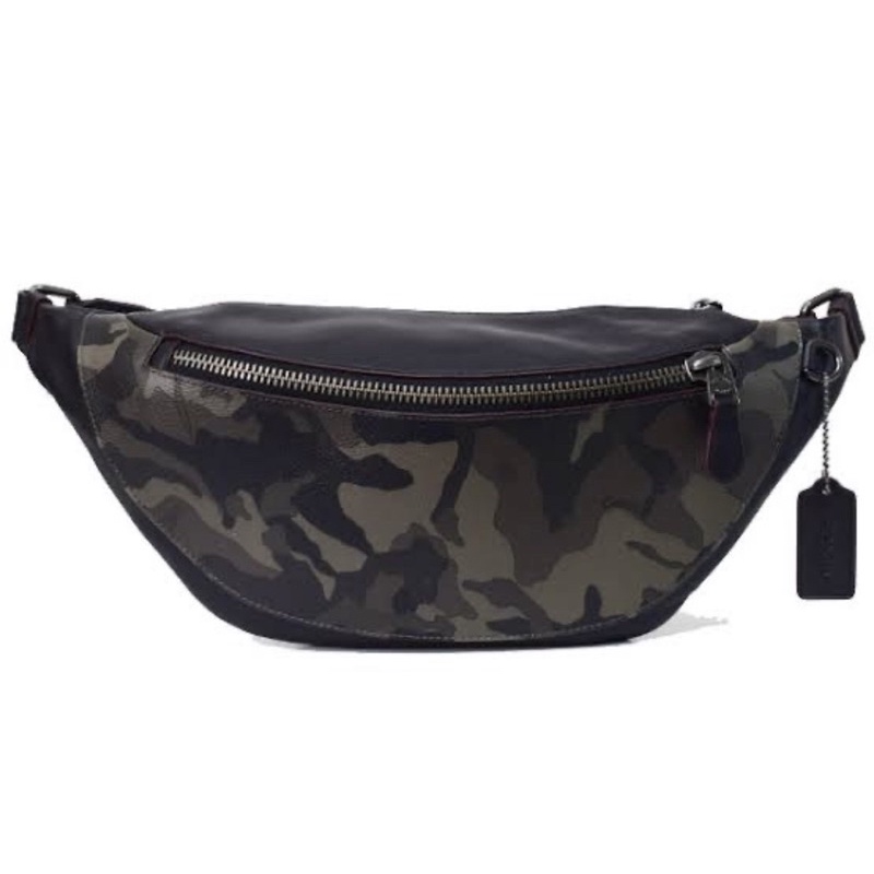 COACH Warren Belt Bag With Camo Print (76845)