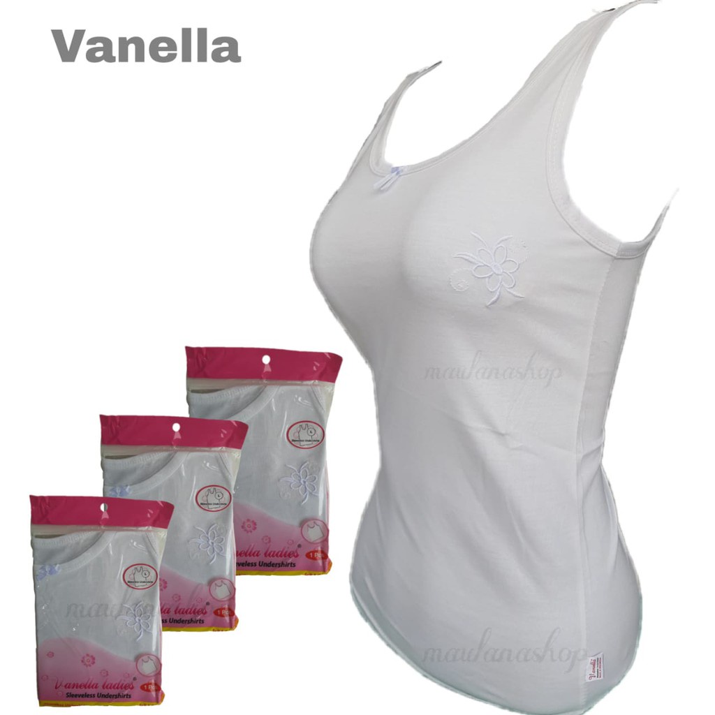 3 Pcs Singlet Vanella - Kaos Dalam Wanita Dewasa - Pakaian Perempuan Remaja ABG Tangtop Tanktop - Sguna underwear AA1 Grosir Grosir