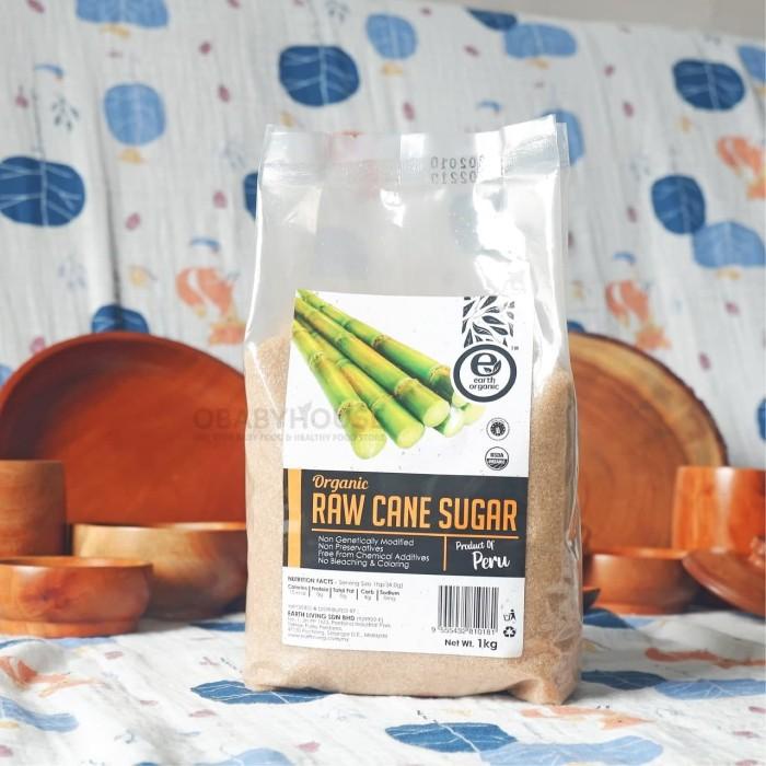 

Earth Living Organic Raw Cane Sugar 1Kg 034