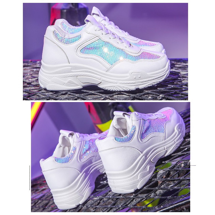 Sepatu Sneakers Wanita Import Sepatu Olahraga Wanita Sneaker putih cewek SP-023