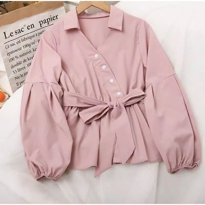 BLOUSE SELEBGRAM//BILENGGO BLOUSE WANITA