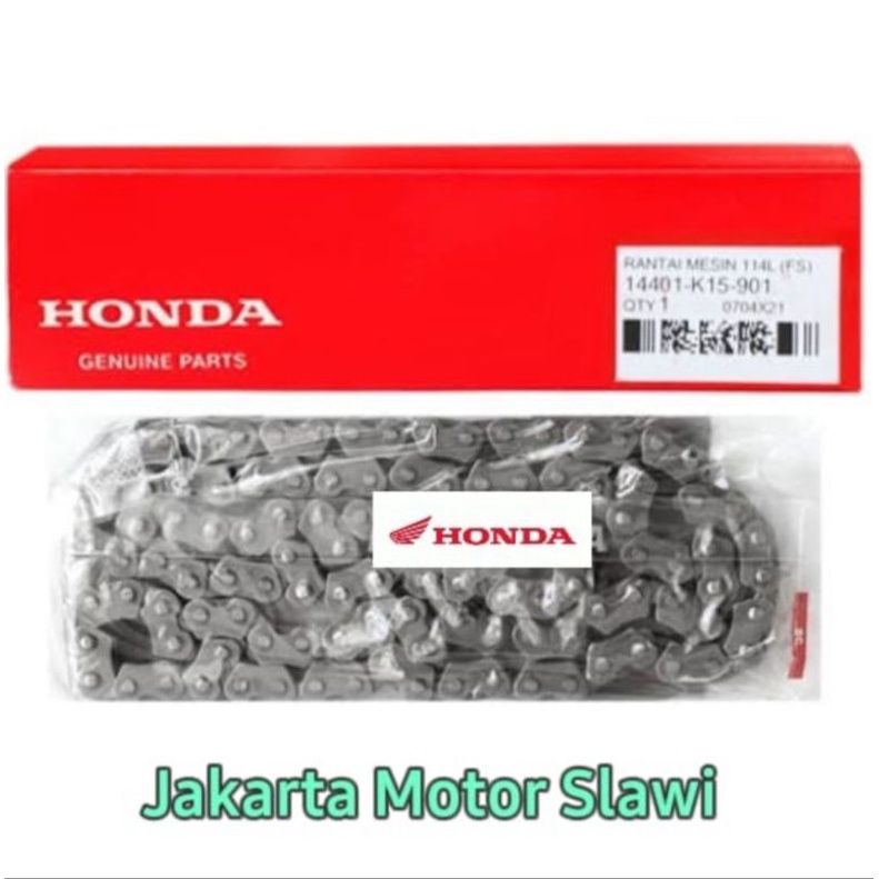 14401-K15-901 rantai keteng rantai kamprat rantai mesin verza megapro monoshock ori honda