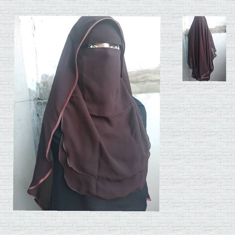 NIQAB NIQOB CADAR BUTTERFLY WARNA