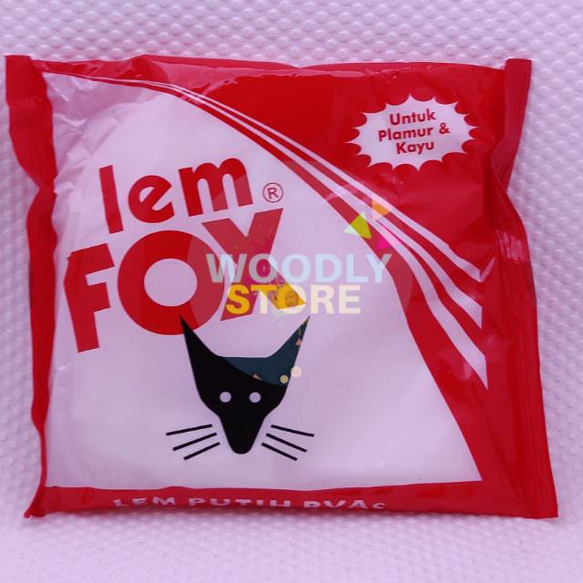 

LEM FOX PUTIH LEM KAYU LEM PVAC LEM PLAMUR TEMBOK 400gr