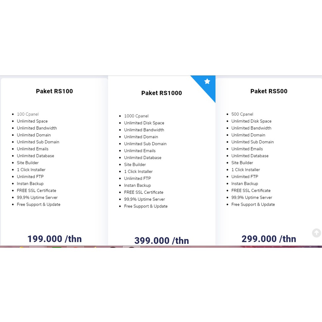 reseller web hosting murah. hingga 100 Cpanel/tahun