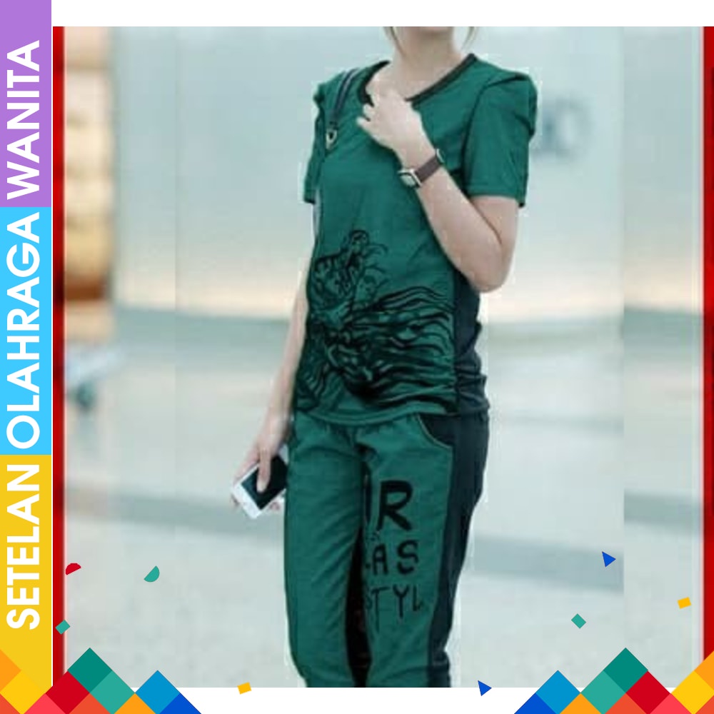 JUMBO XXXXL STELAN Baju Senam Muslim Baju Senam Stelan Olahraga Wanita Navy XXXXL ALESHA SETELAN W