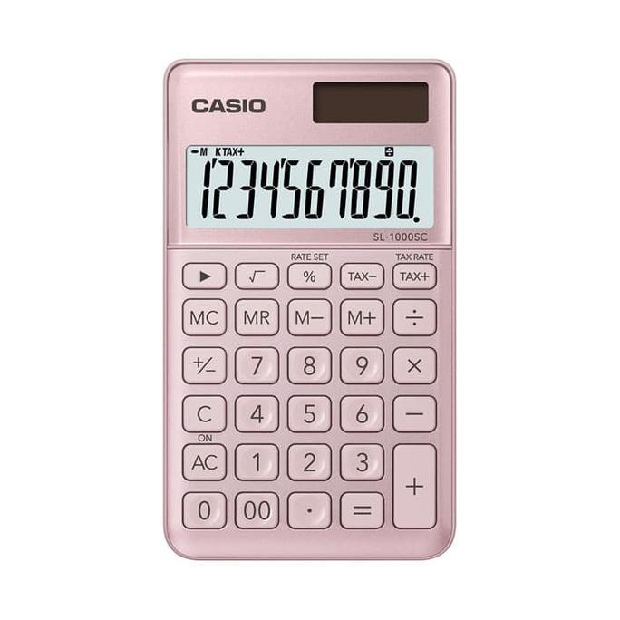 

CASIO Colorful Calculator SL-1000SC-Pink