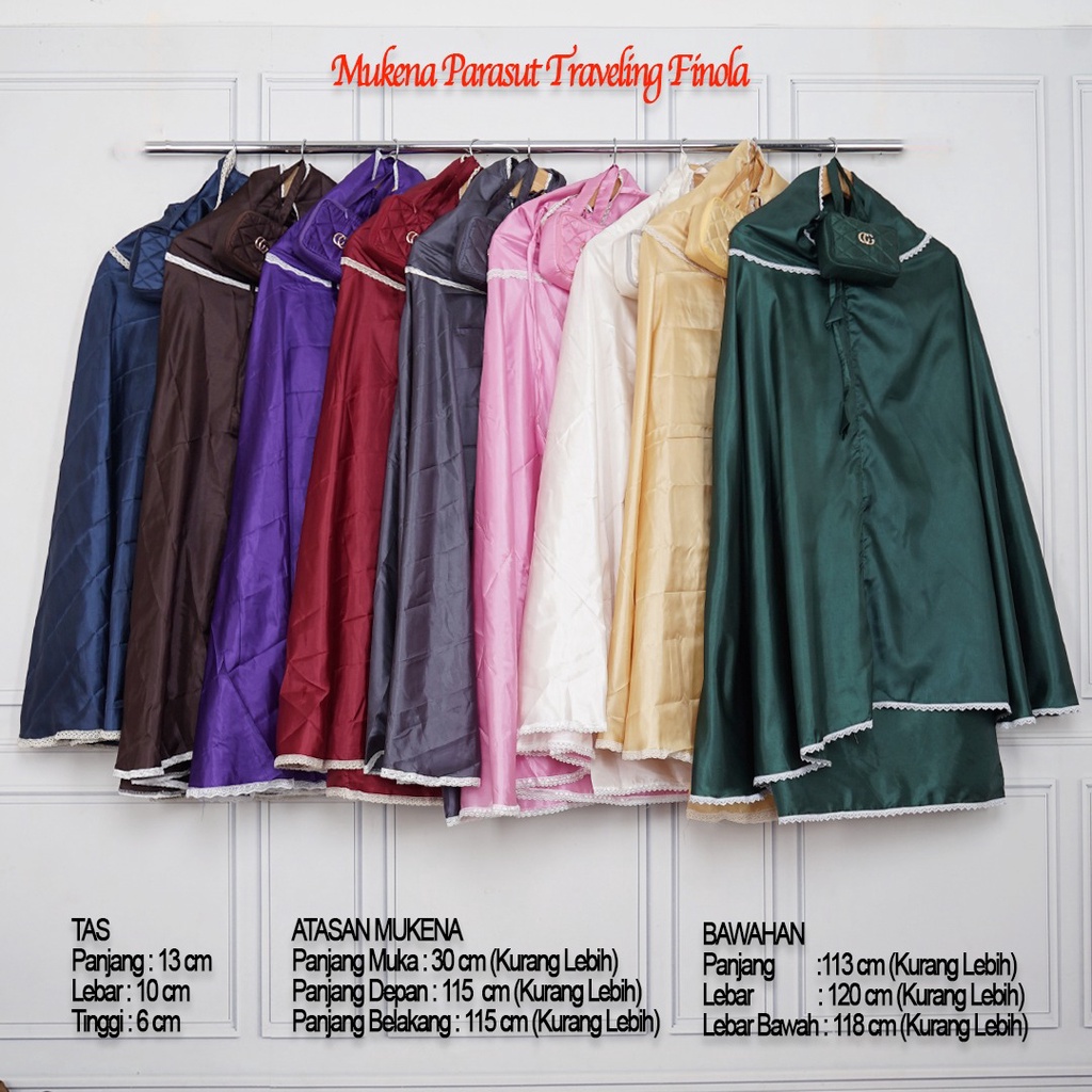 Mukena Parasut Travelling Firda Premium/Harga Grosir