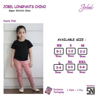 1 Pcs Kazel x Jobel Long Pants Chino Anak Unisex 1 pcs 1 Pcs Kazel x Jobel Long Pants Chino Anak Unisex 1 pcs