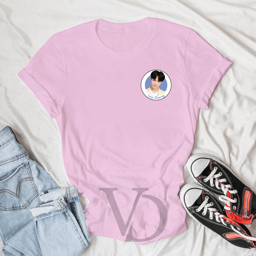 lay  kaos korea / baju korean EXO / tshirt oppa korea lover /oversized tee / baju jumbo