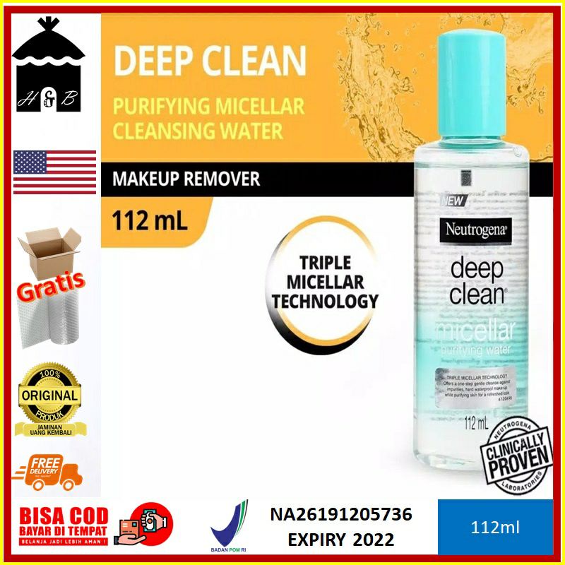 neutrogena Deep Clean Micellar Purifying Water 112ml