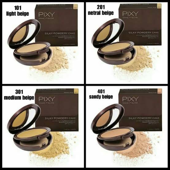 Pixy Make It Glow Silky Powdery Cake SPF 35 Refill (Tanpa Wadah)