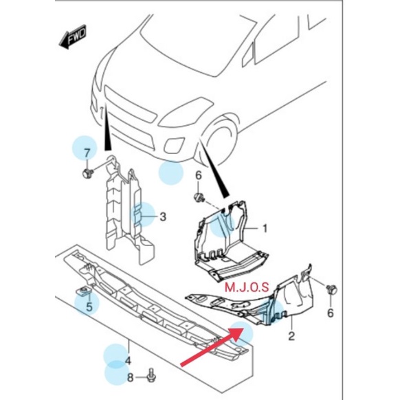 Cover Engine Ertiga 2012-2017 Original KIRI