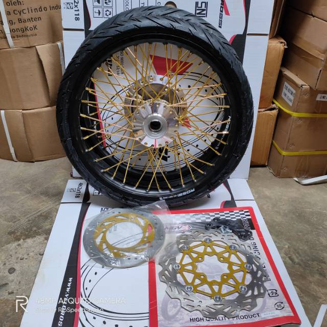Velg JariJari Ninja R/RR Velg Hitam JariJari Gold