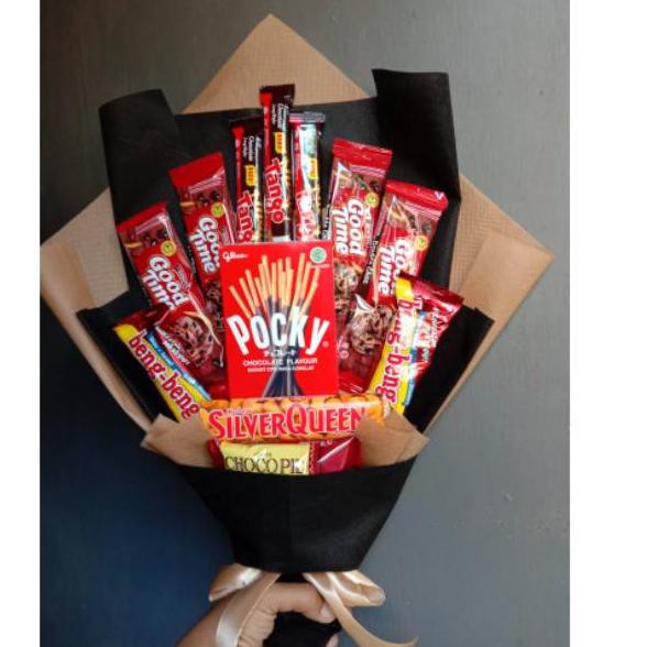 

Pr0duk kekinian Buket Snack bucket wisuda Pocky SilverqueenCodeeD .8.RO8