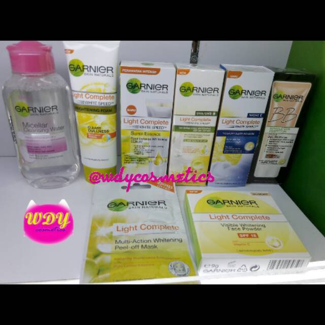 Garnier light complete lengkap untuk kulit berminyak