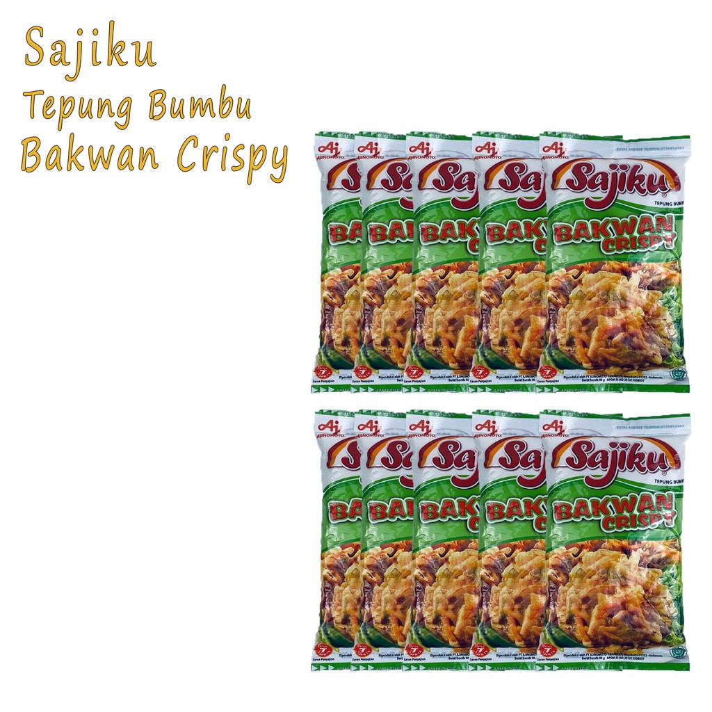 TEPUNG BUMBU * BAKWAN CRISPY * SAJIKU * 90g