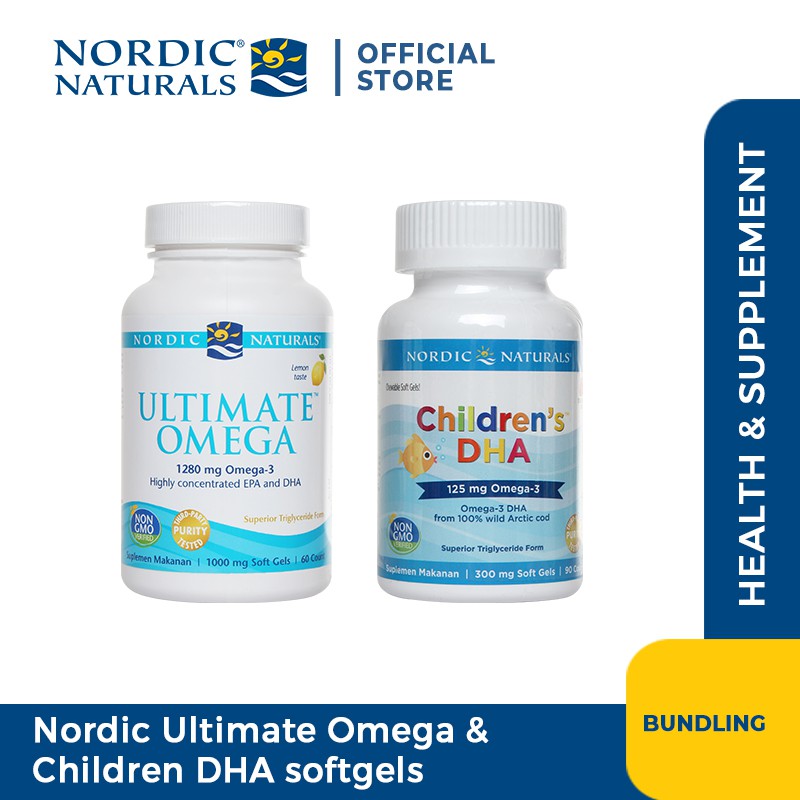 Nordic Naturals Ultimate Omega + Children'S Dha Softgels