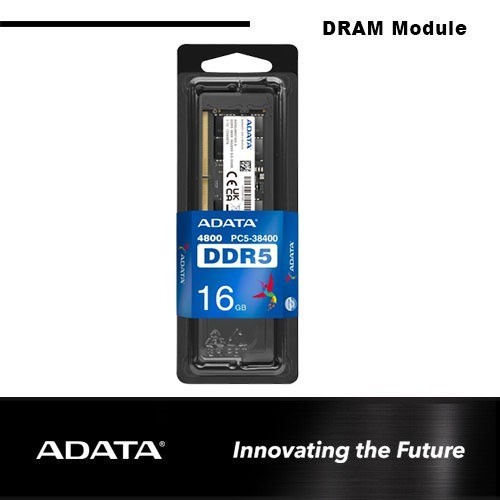 ADATA DDR5 4800MHz 16GB (1x16GB) - RAM SODIMM Single Channel