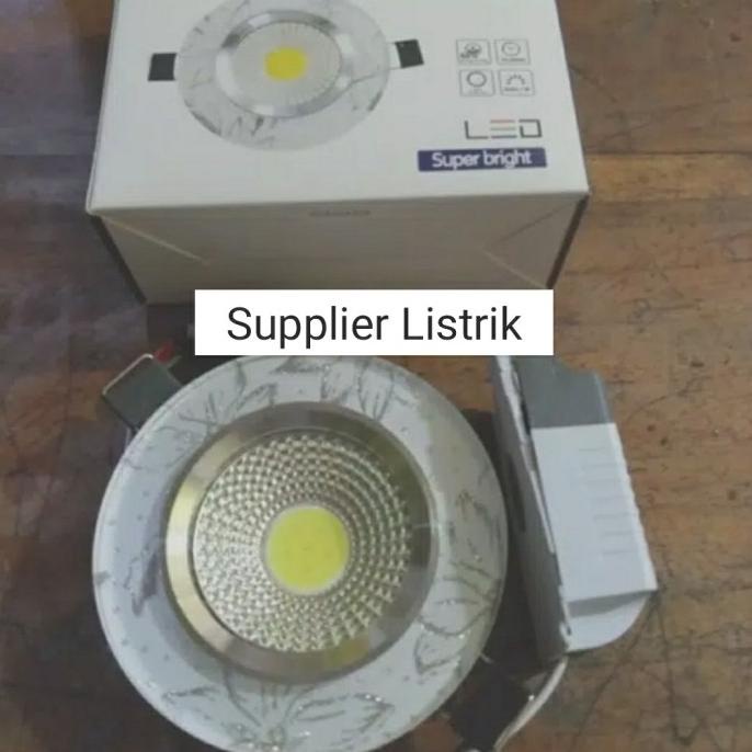 langsung order saja] LAMPU DOWNLIGHT RGB WARNA TENGAH COB PUTIH/KUNING 5 WATT