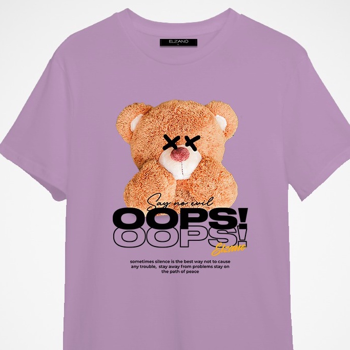 Public - Oops Bear T-Shirt - T-Shirt Distro Kekinian