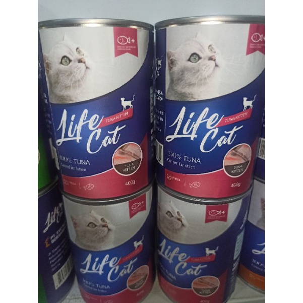 Life Cat Kaleng 400gr | Makanan kucing basah wet food