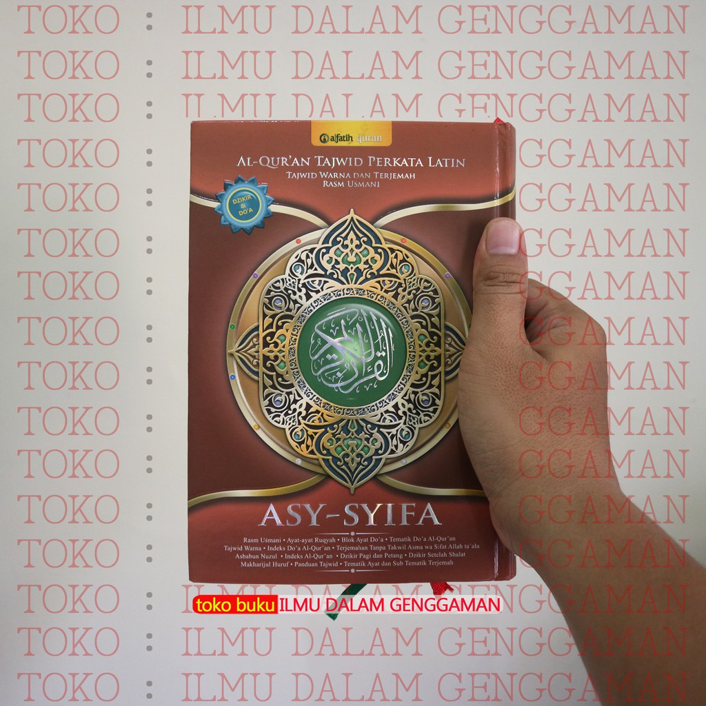 Al Quran Tajwid Perkata Latin ASY-SYIFA Ukuran A5 - MERAH - Al Fatih Quran