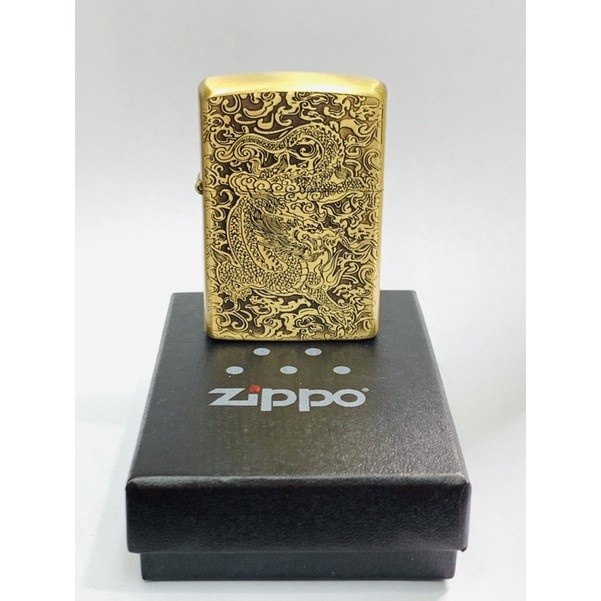 Korek Api Zippo Box Motif Naga Batik Made In USA /Korek Zippo Grafir Korek Zippo Premium/Zippo Gold/Zippo Unik/Zipo Keren/Zippo Naga/Lighter Mancis