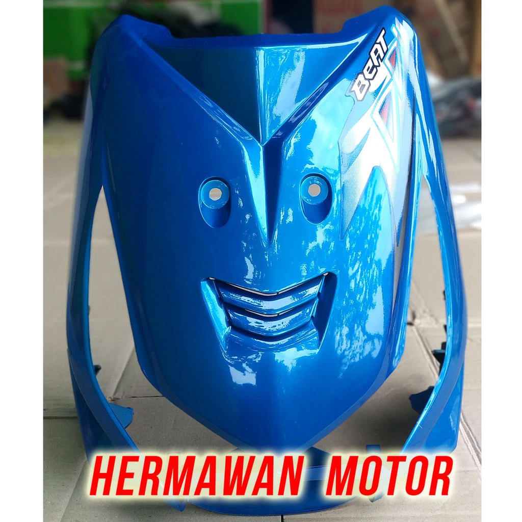 Body Honda Beat Karbu Th 2009 2012 Biru Muda Dan Stiker Shopee