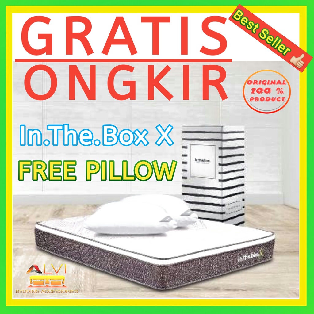 INTHEBOX X Ukuran 180x200 27 CM King No 1 IN THE BOX Matras Kasur Spring Bed