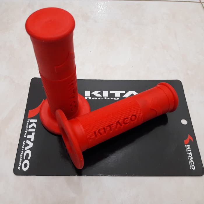 Grip Handgrip Domino Kitaco Polos Universal / HAND GRIP KITACO POLOS HITAM / MERAH / KUNING / BIRU