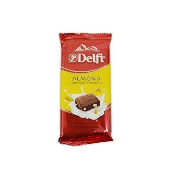 

Delfi Chocolate Coklat Dairy Milk Almond 140 Gr